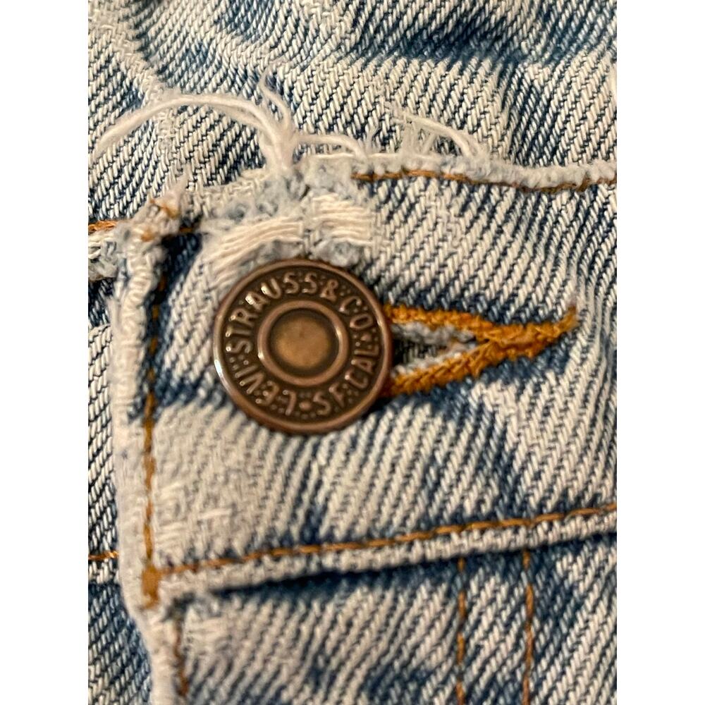 Vintage Levi’s cut offs orange label pre-1980 - Picture 3 of 7